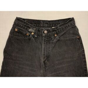 Vintage Levi's 512 Jeans Womens 7 Long Black High Waist Tapered 1999 Canada